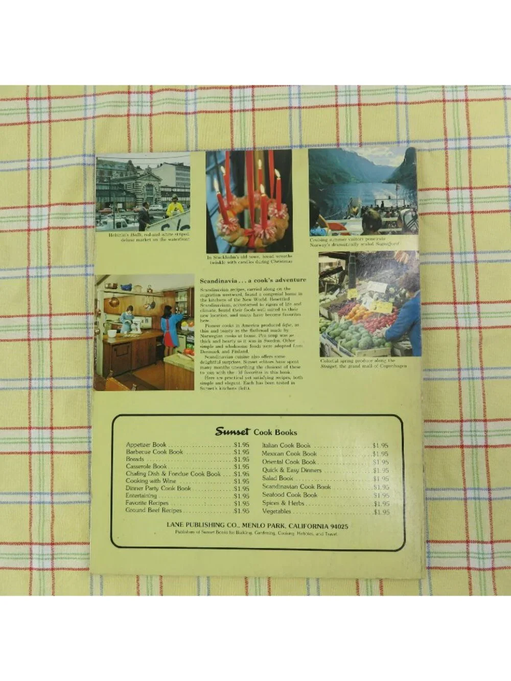 Sunset Scandinavian Cook Book 1st Ed 1st Printing 1974 Step-by-Step Techniques